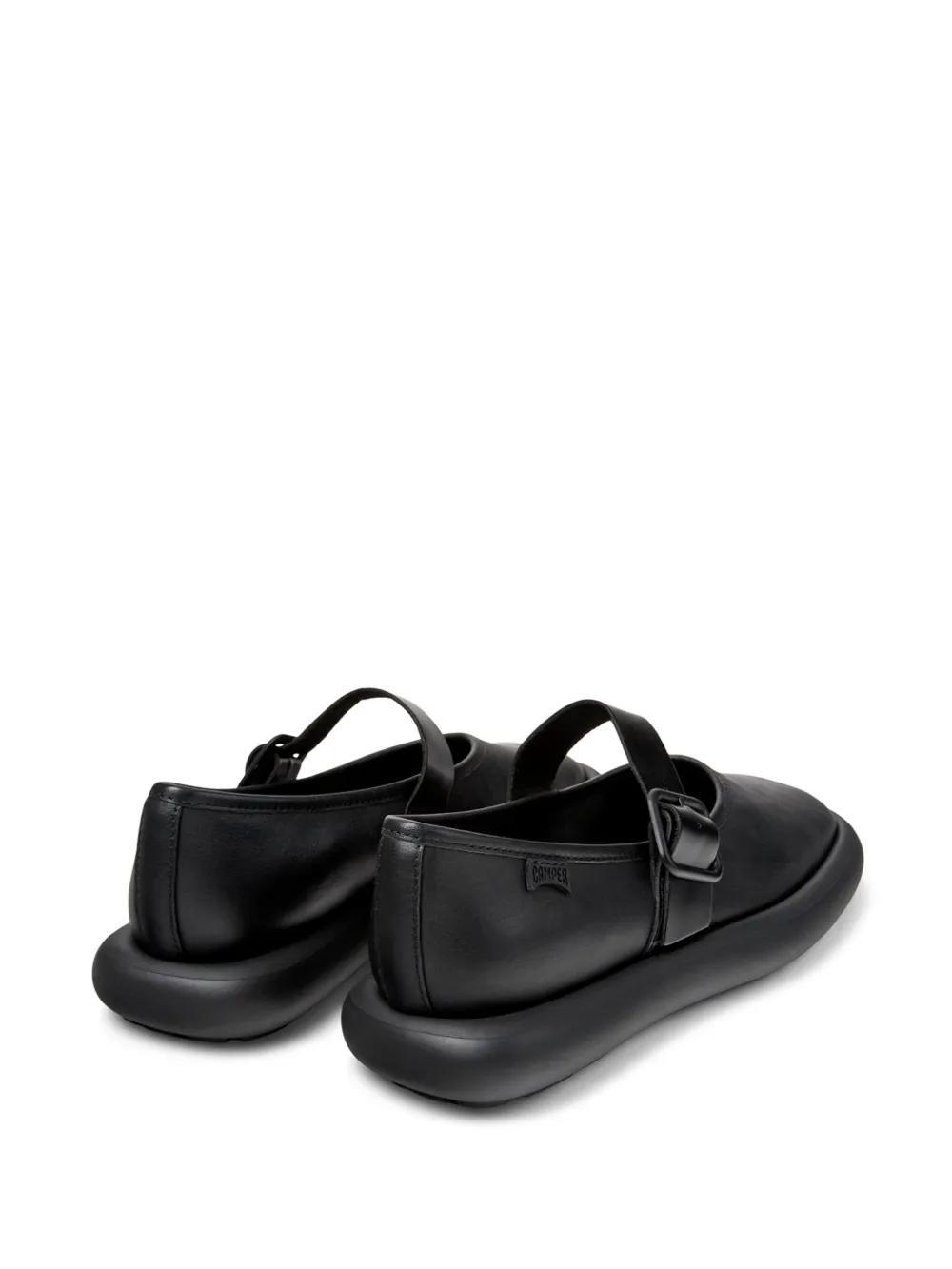 leather ballerina shoes Product Image