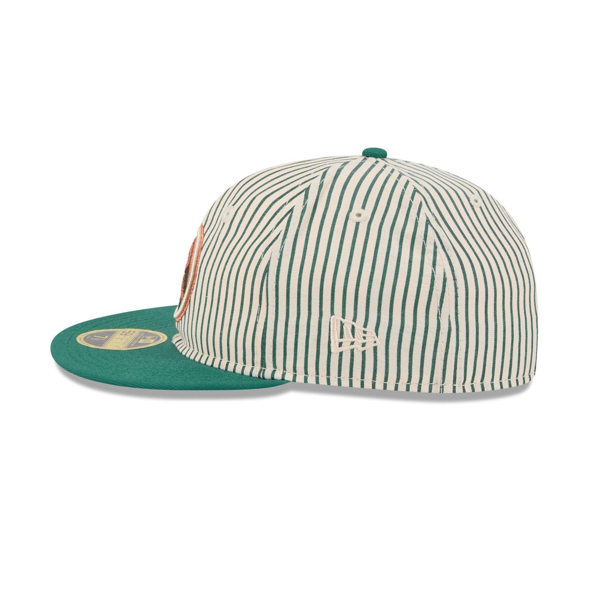 Just Caps Seersucker Denver Nuggets Retro Crown 59FIFTY Fitted Hat Male Product Image