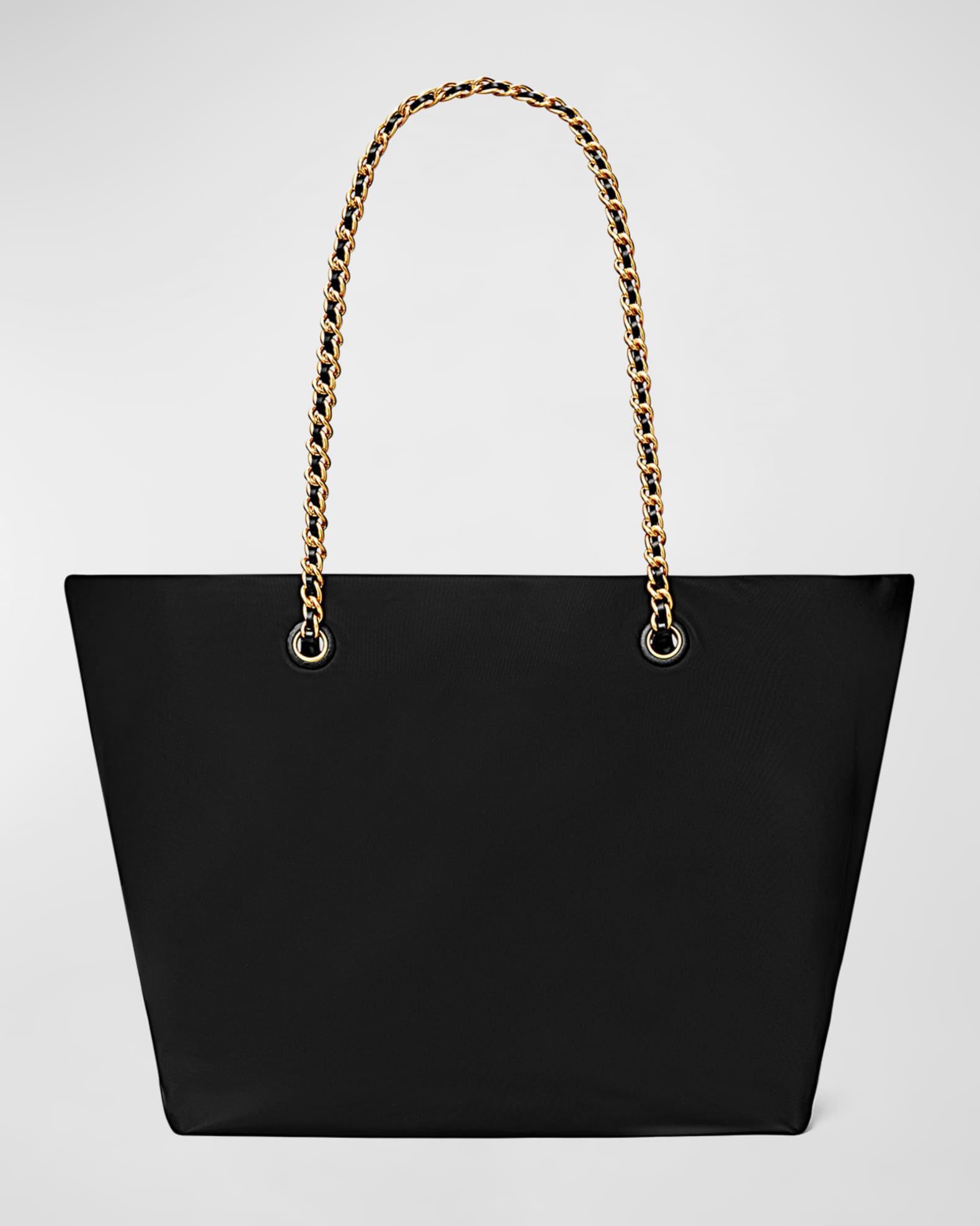 Ella Leather Chain Tote Bag Product Image