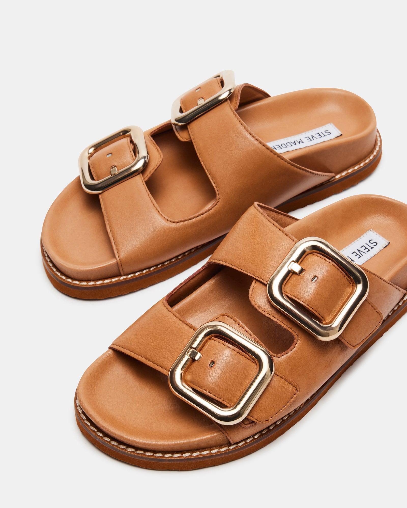 CAPE COGNAC LEATHER - SM REBOOTED Female Product Image