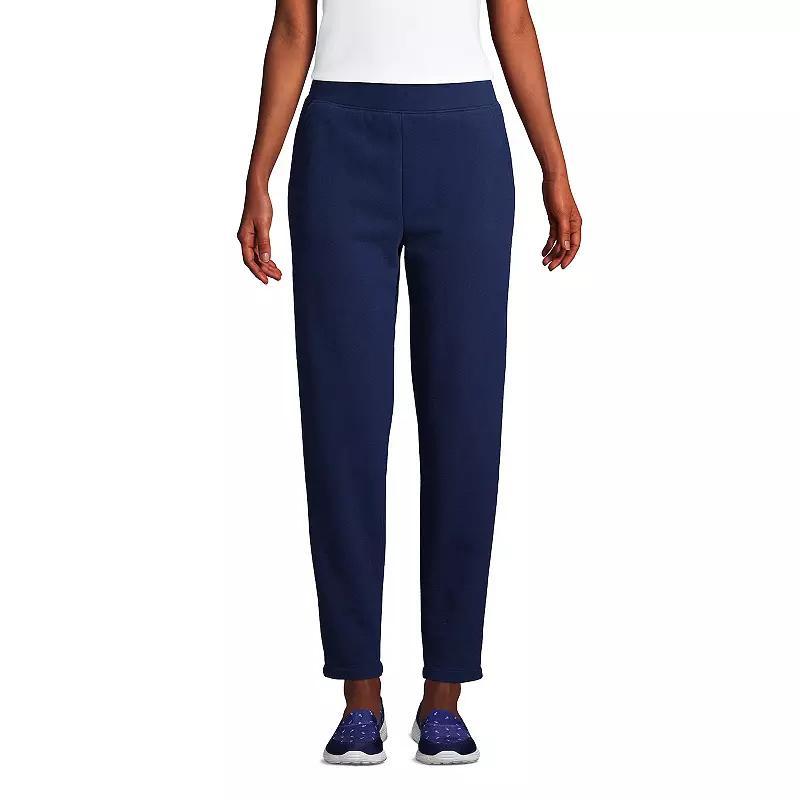 Womens Lands End Serious Sweats Ankle Sweatpants Product Image