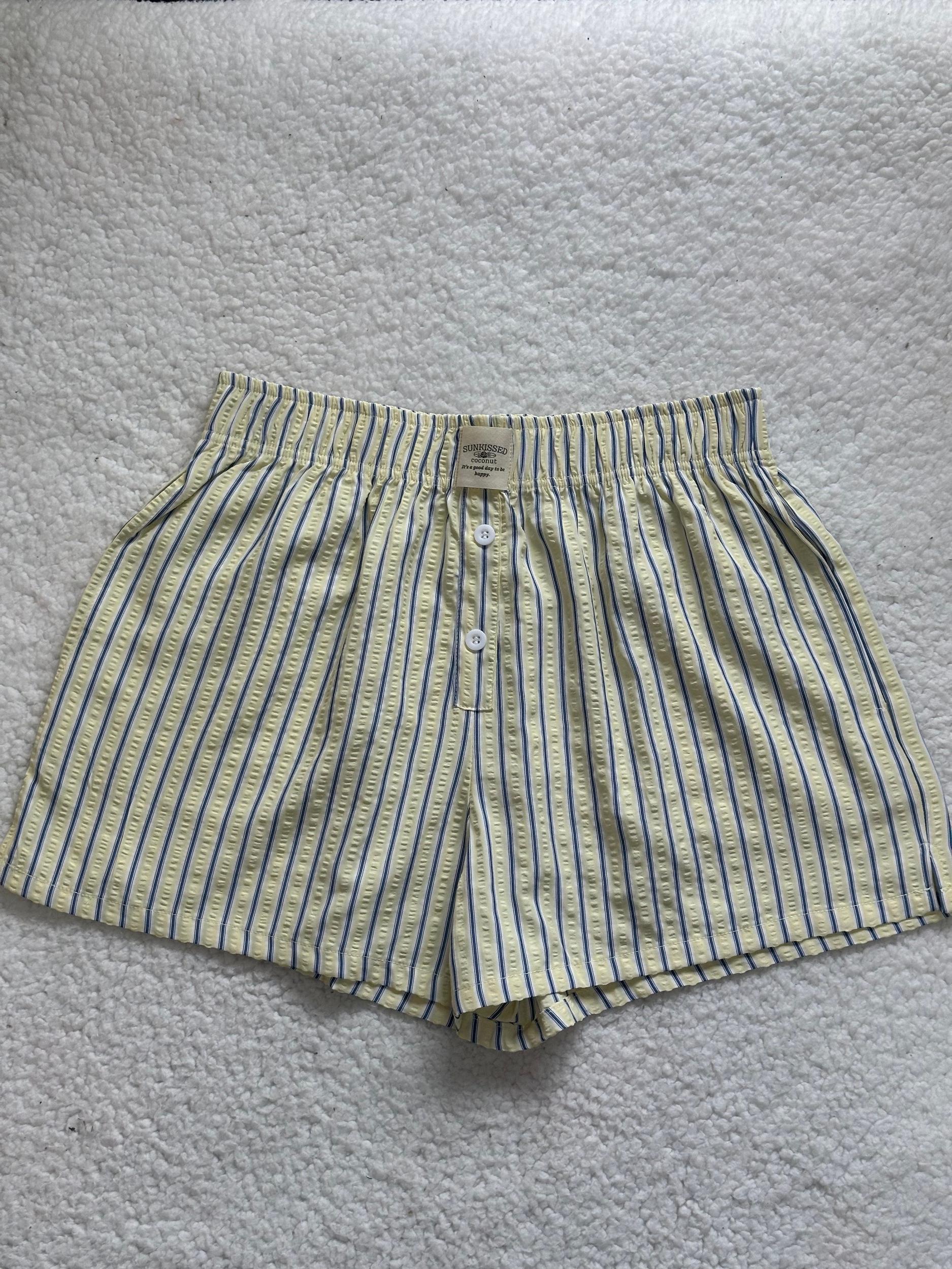 Blue Stripes Everyday Boxer Shorts Product Image