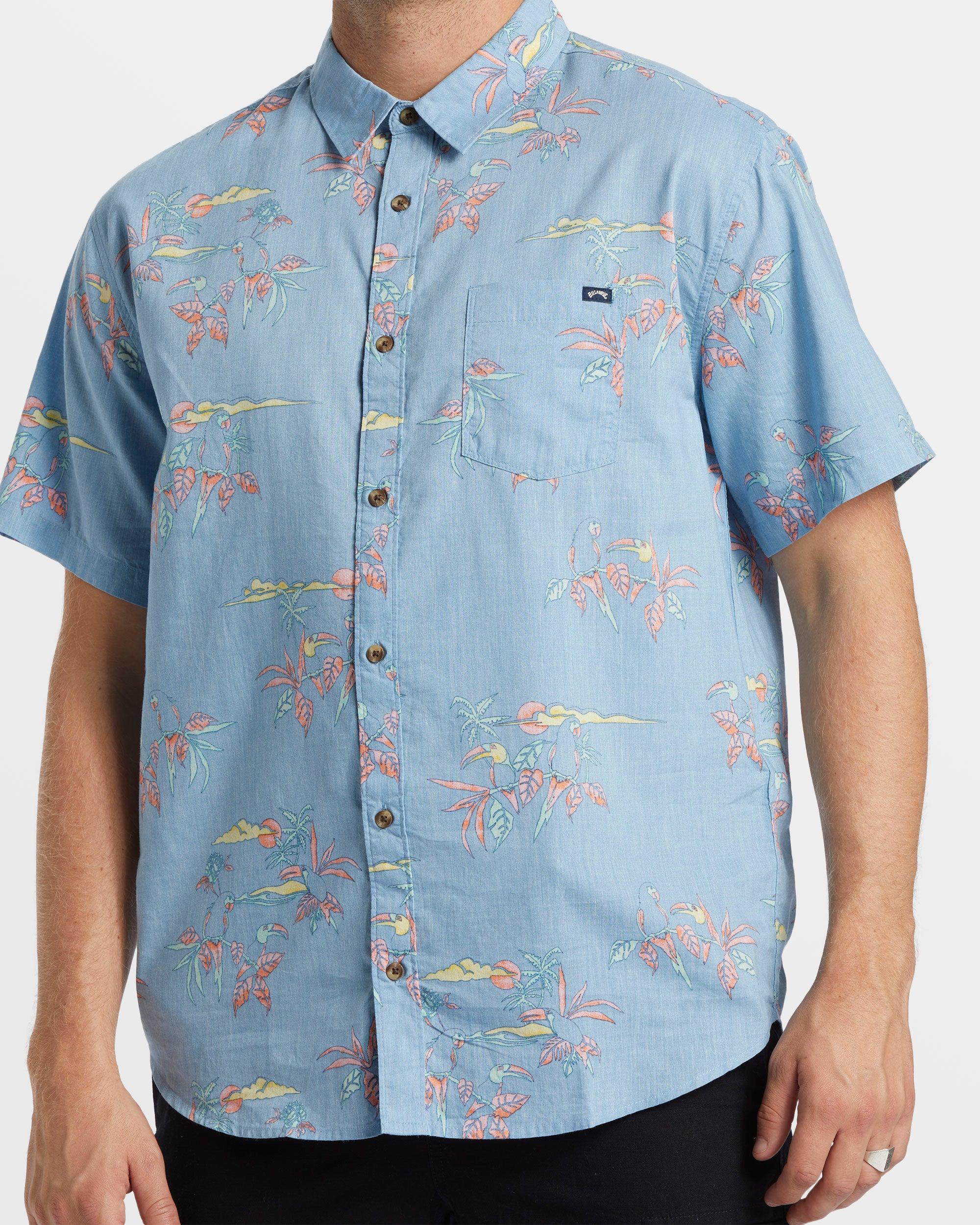 Sundays Short Sleeve Shirt - Coastal Blue Male Product Image