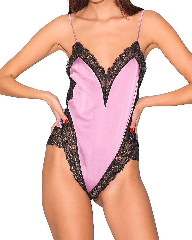 Fleur du Mal Venus Lace Trim Teddy Product Image