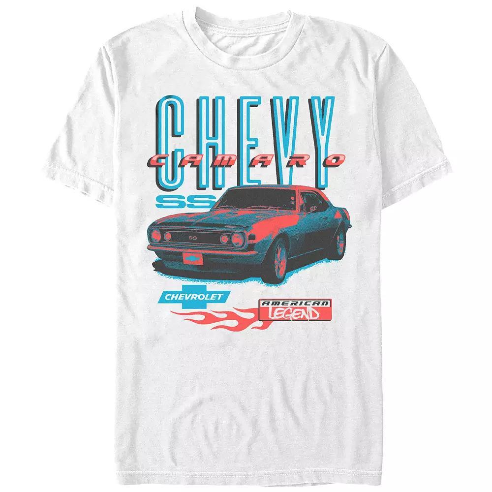 Men's Chevy Camaro American Legend Graphic Tee, Size: Small, White Product Image