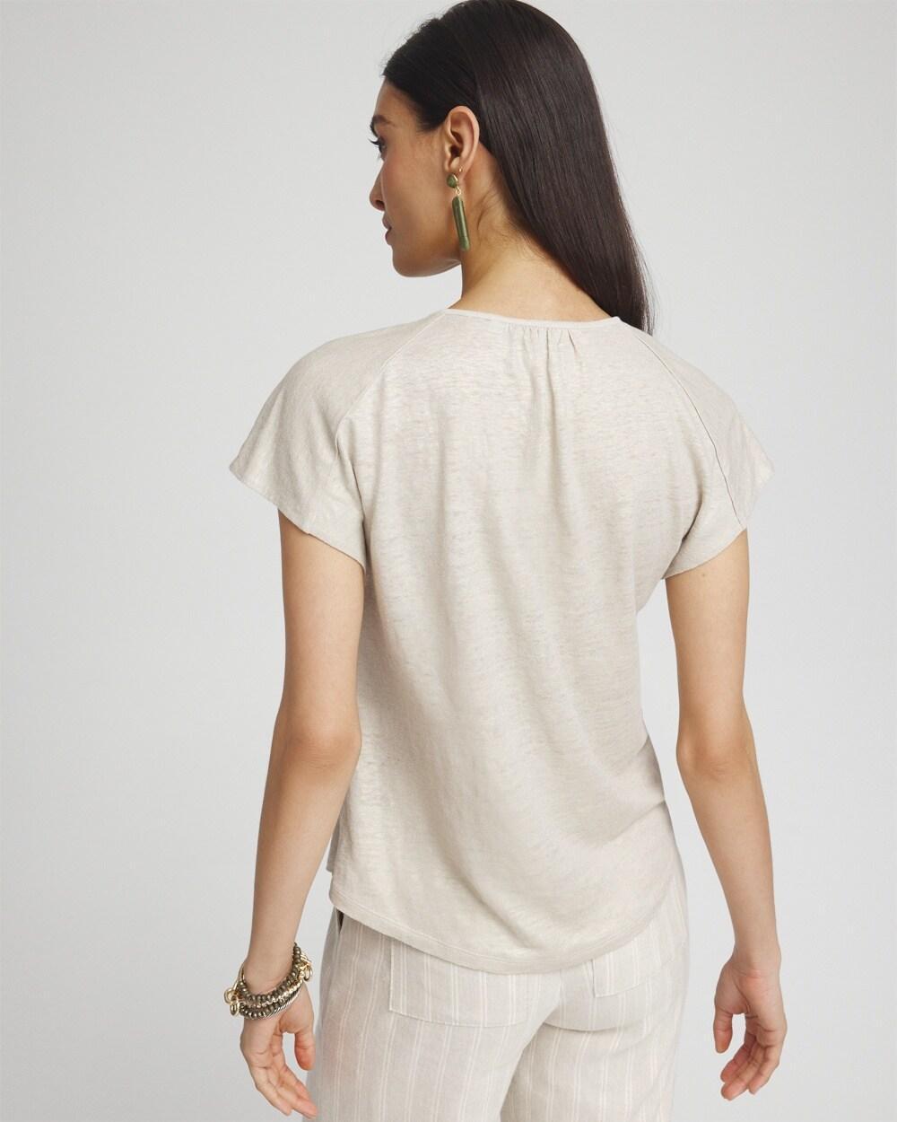 Linen Metallic Tee Product Image