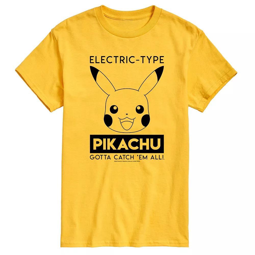 Mens Pokemon Electric Type Tee Product Image