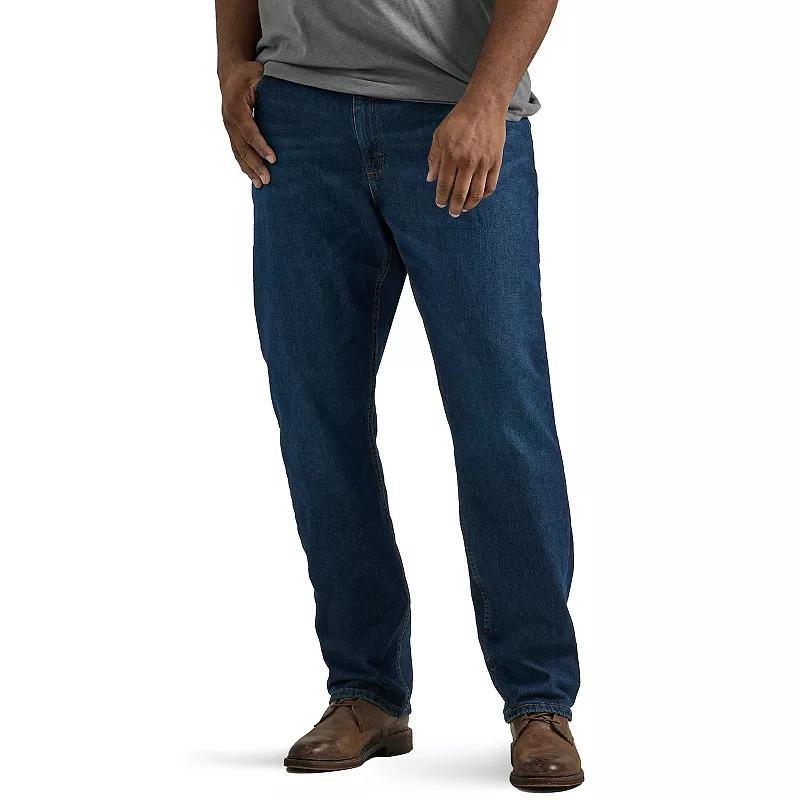 Big & Tall Lee® Legendary Relaxed-Fit Straight-Leg Jeans, Men's, Size: 46X32, Black Shade Product Image