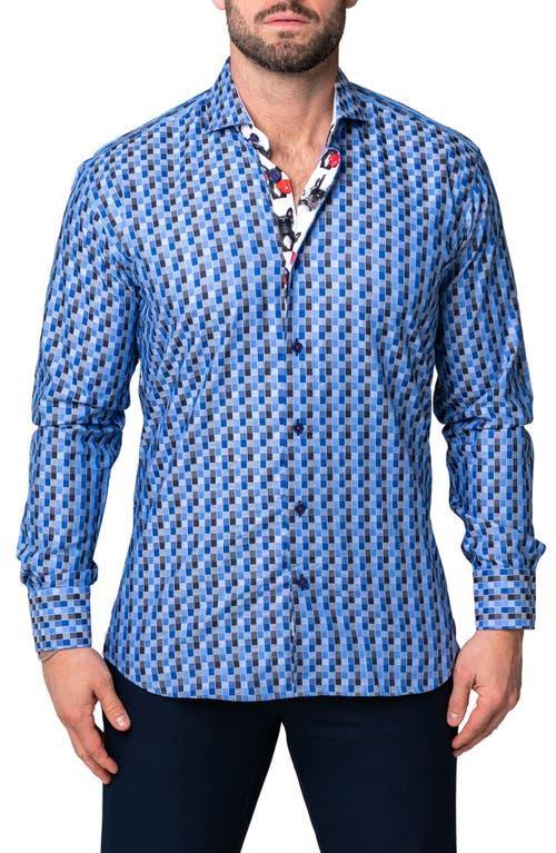 Mens Einstein Patterned Sport Shirt Product Image