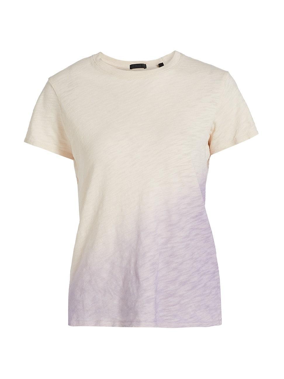 Womens Slub Jersey Dip-Dye T-Shirt Product Image