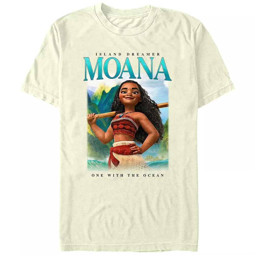Disney's Moana Island Dreamer Juniors' Boyfriend Graphic Tee, Women's, Size: Medium, Natural Product Image