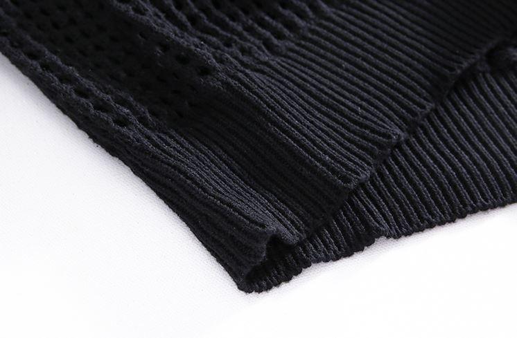 RT No. 5159 KNITTED HOLE SWEATER Product Image