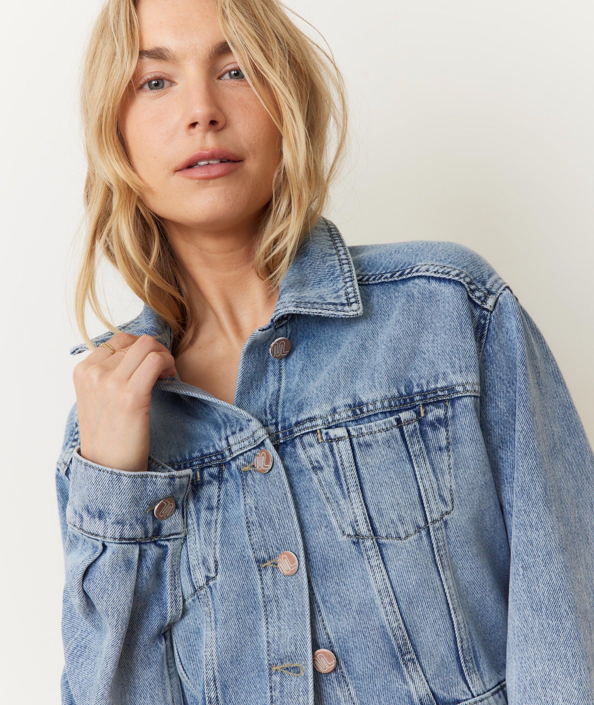 Ash Crop Denim Jacket Product Image