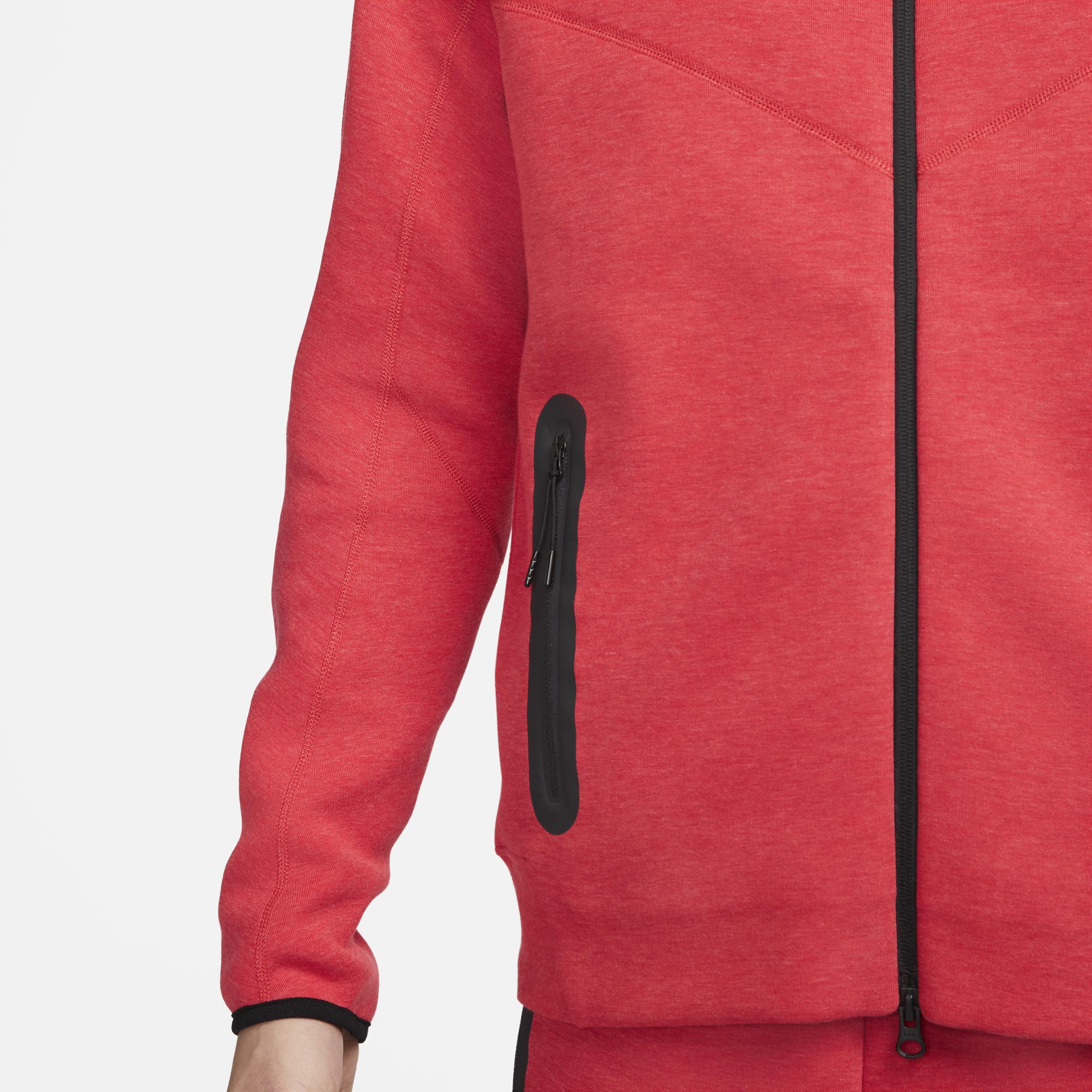 Nike Tech Fleece full zip hoodie in gray Product Image