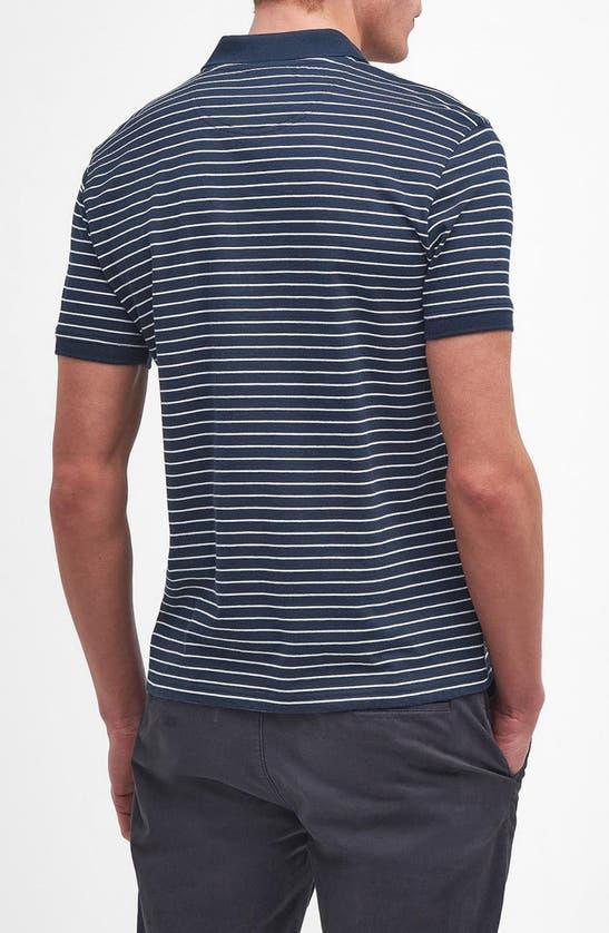 BARBOUR Westgate Stripe Polo In Navy Product Image