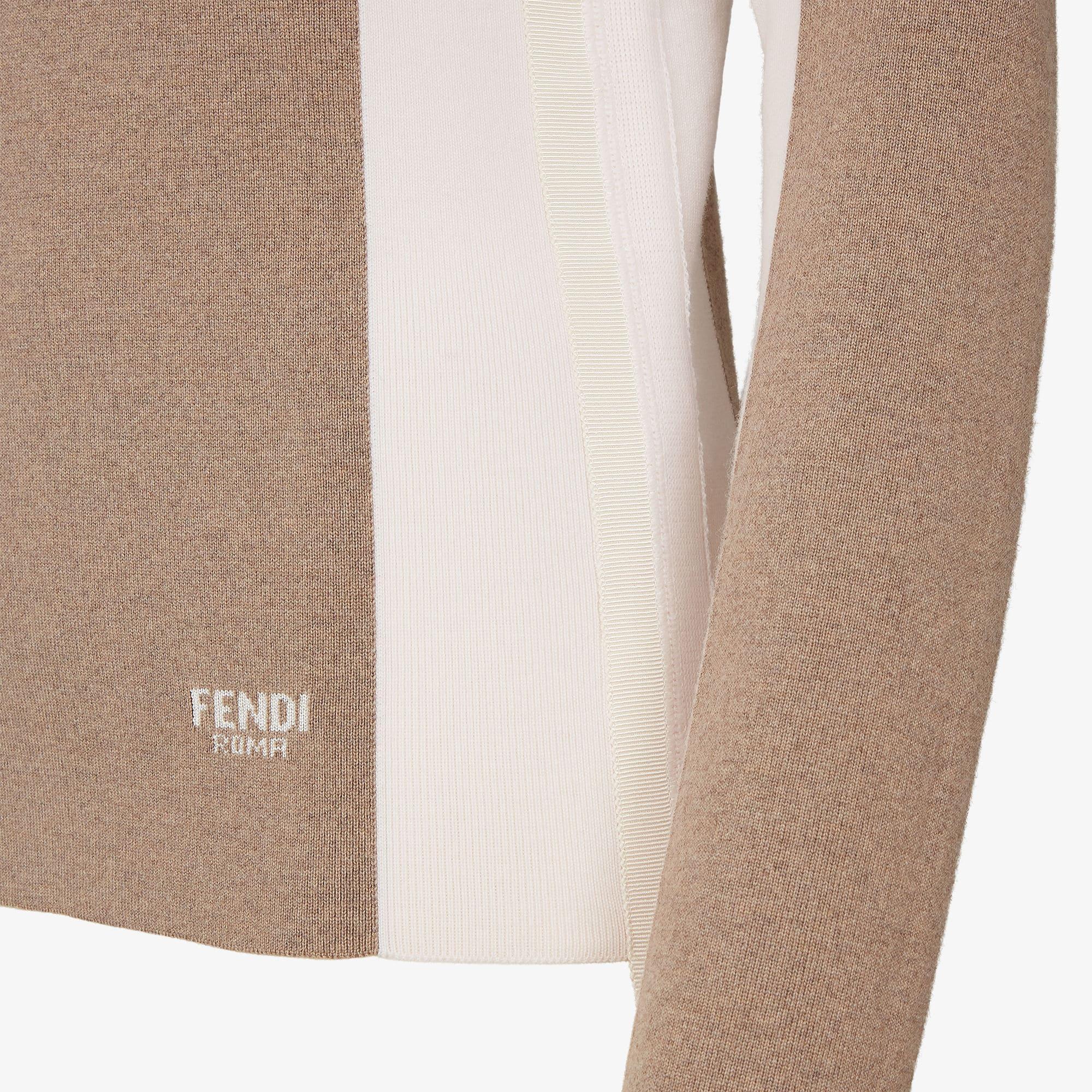 SweaterBeige wool and viscose jumper Product Image