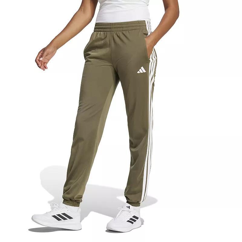 Women's adidas Tricot 3-Stripes Track Pants, Size: Small, Blue White Product Image