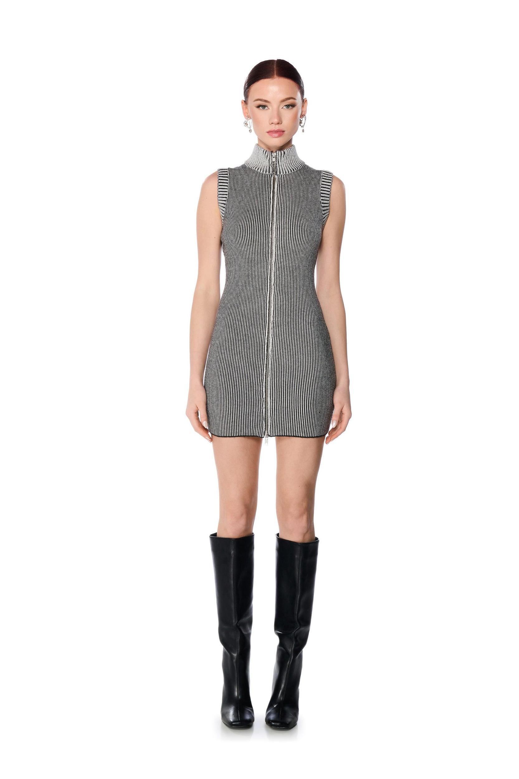 JADED KNIT MINI DRESS Product Image