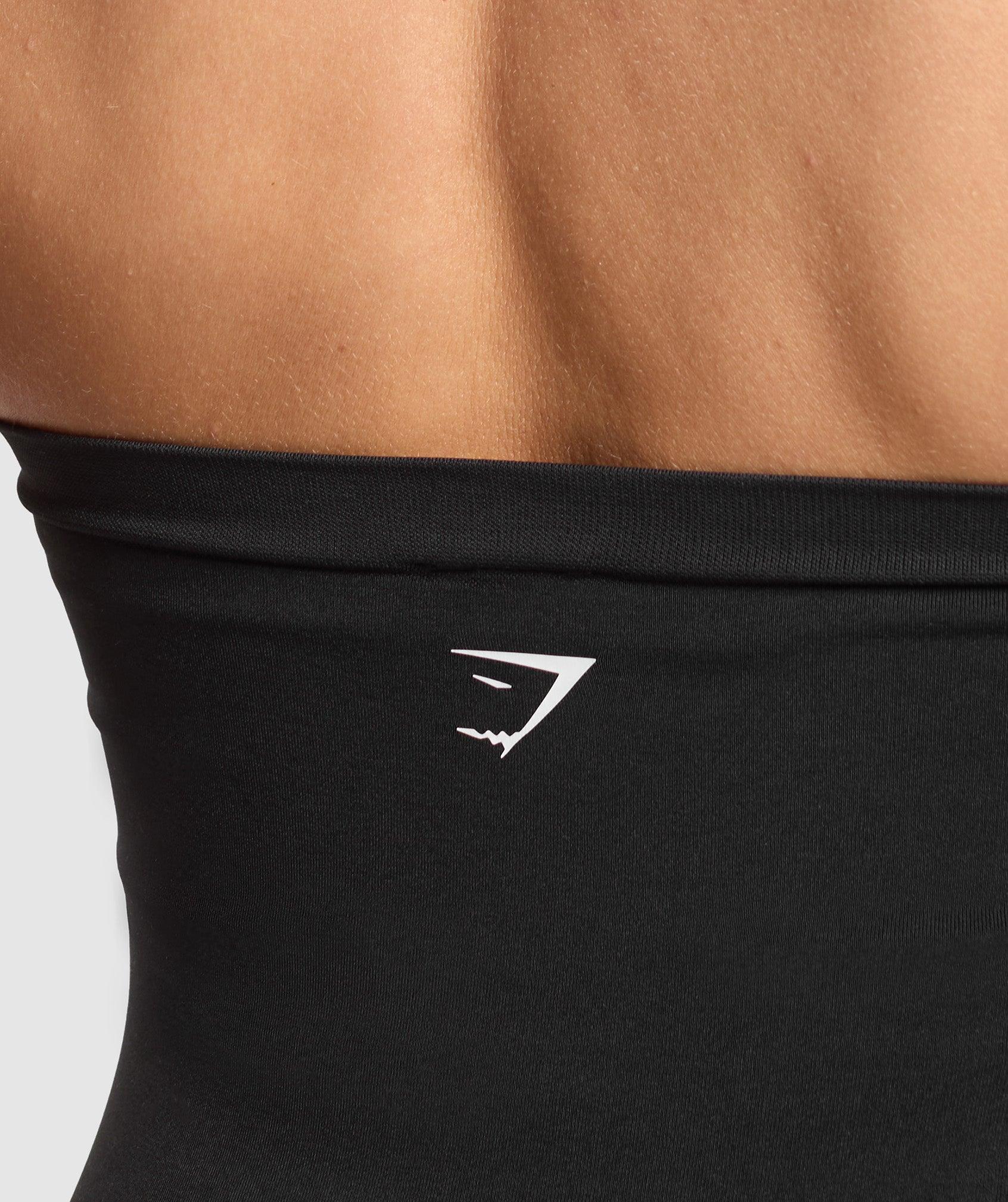 Gymshark Everyday Seamless Midi Tube Top - Black Female Product Image