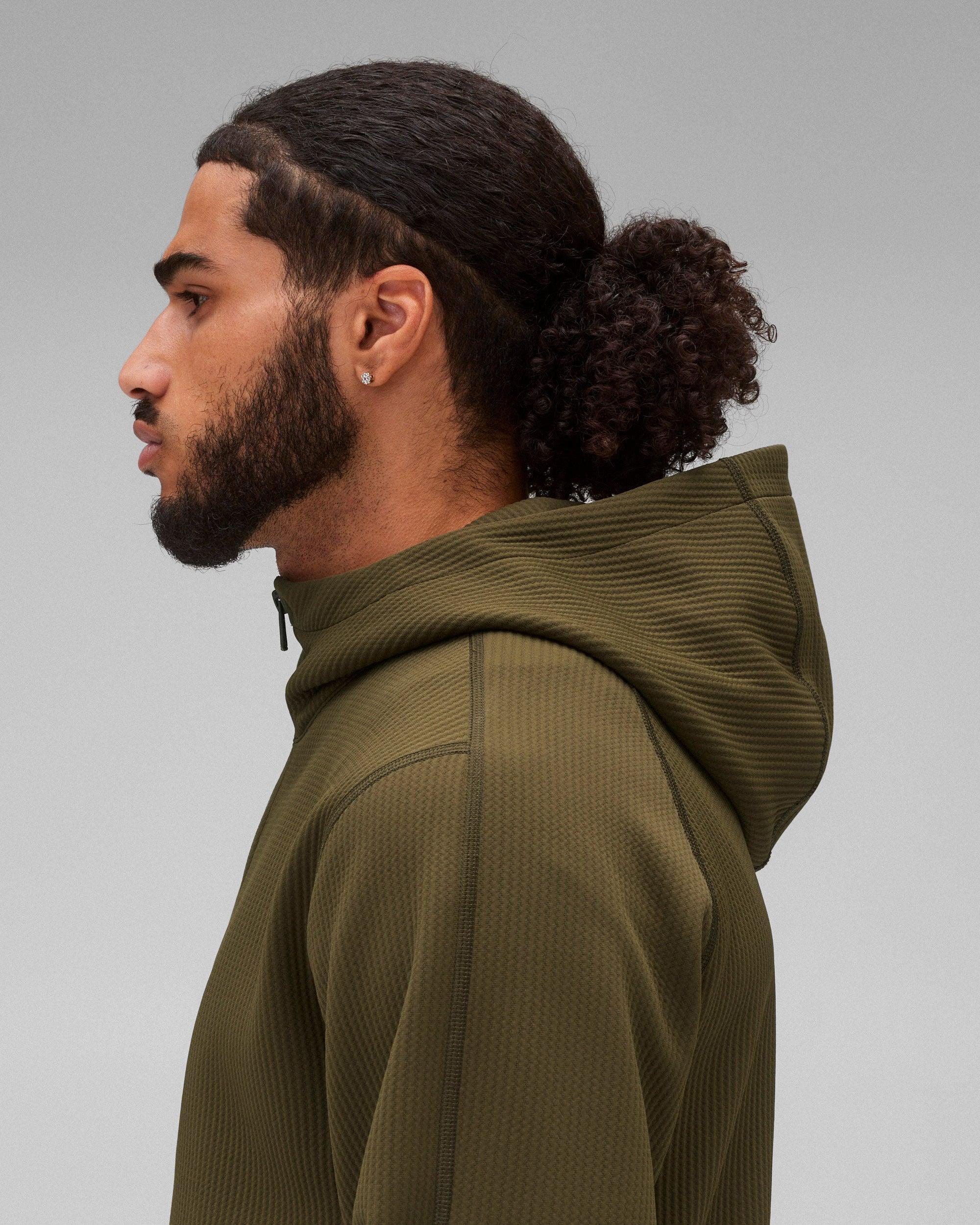 Double Knit Rally Slim Zip Hoodie Male Product Image
