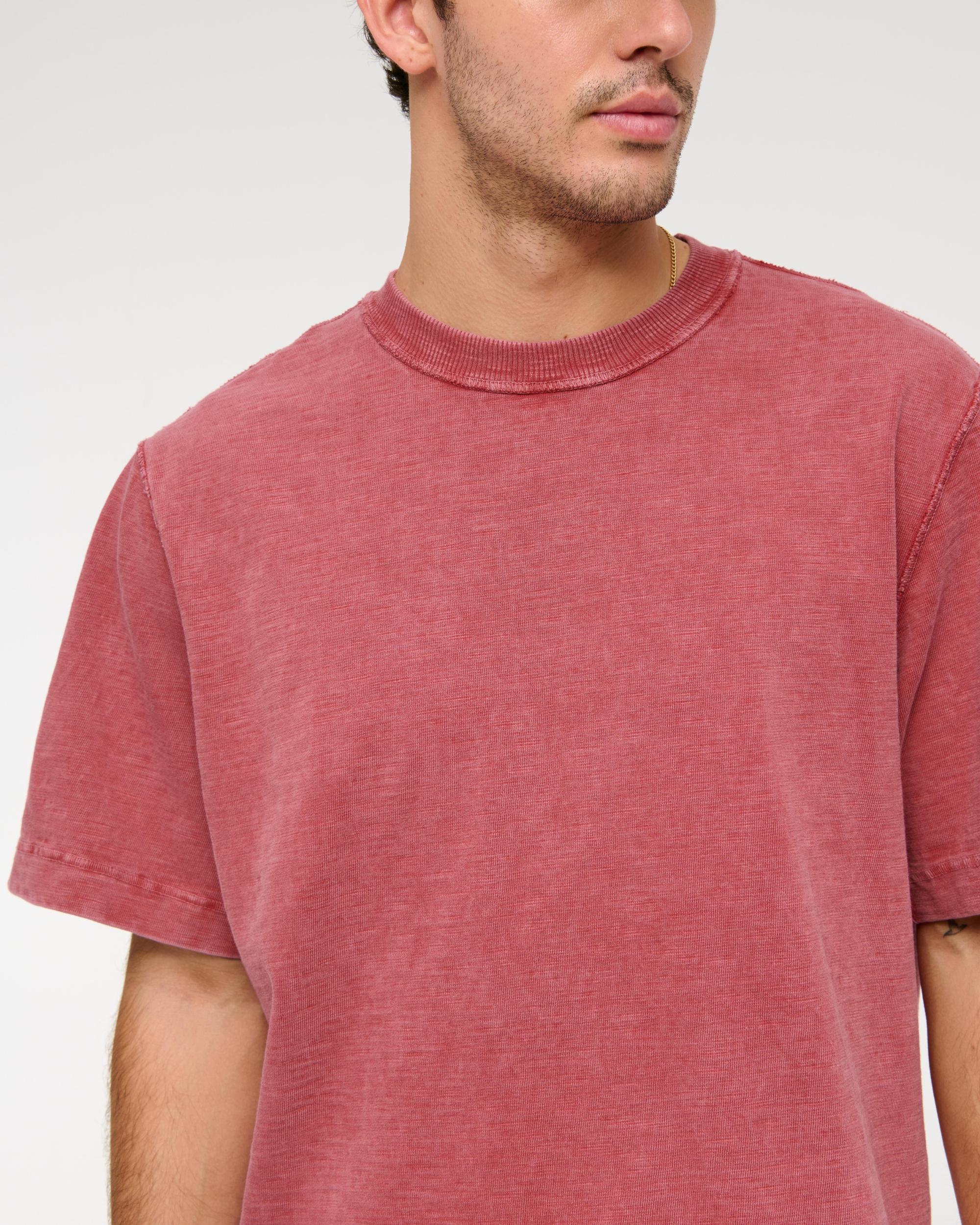 Premium Heavyweight Slub Cropped Tee Product Image