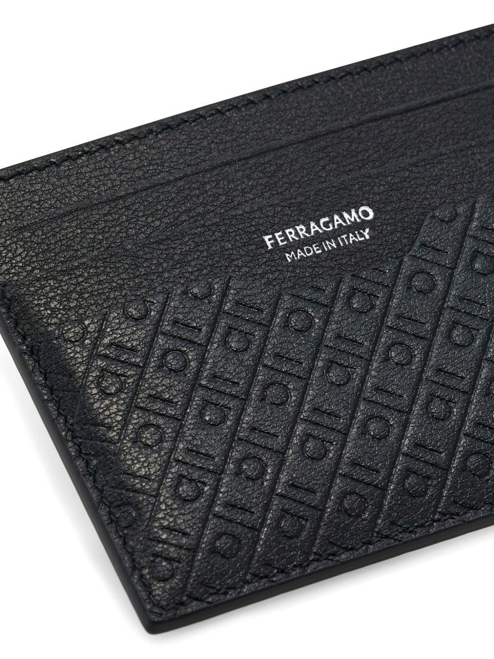 logo-print leather pouch Product Image
