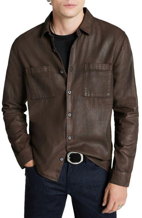 John Varvatos Cole Regular Fit Long Sleeve Shirt W737Z4 (Officer ) Men's Clothing Product Image