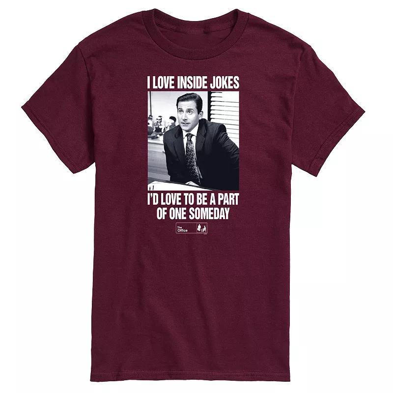 Mens The Office Michael Inside Jokes Tee Product Image