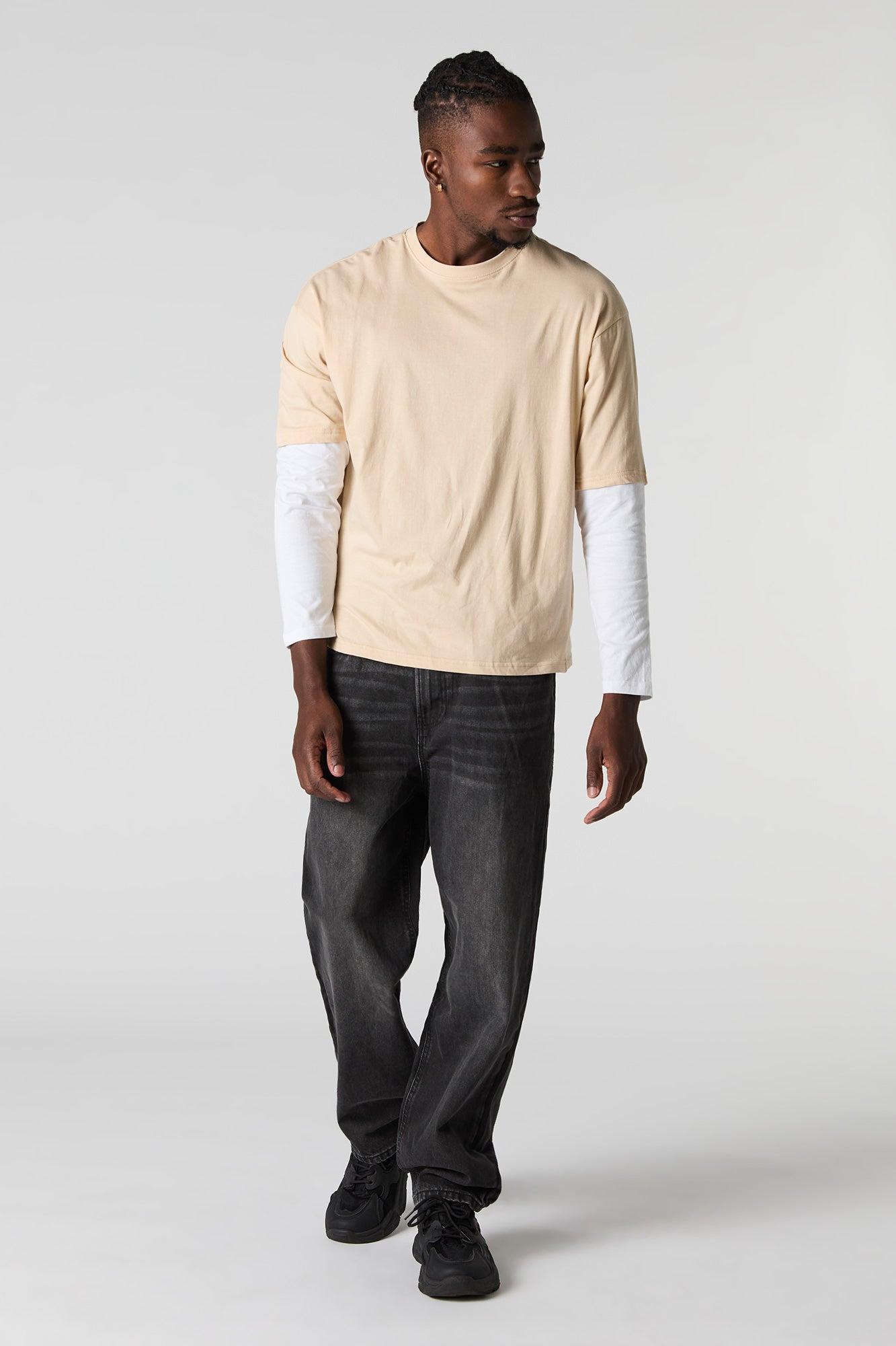 Layered Long Sleeve Top Male Product Image