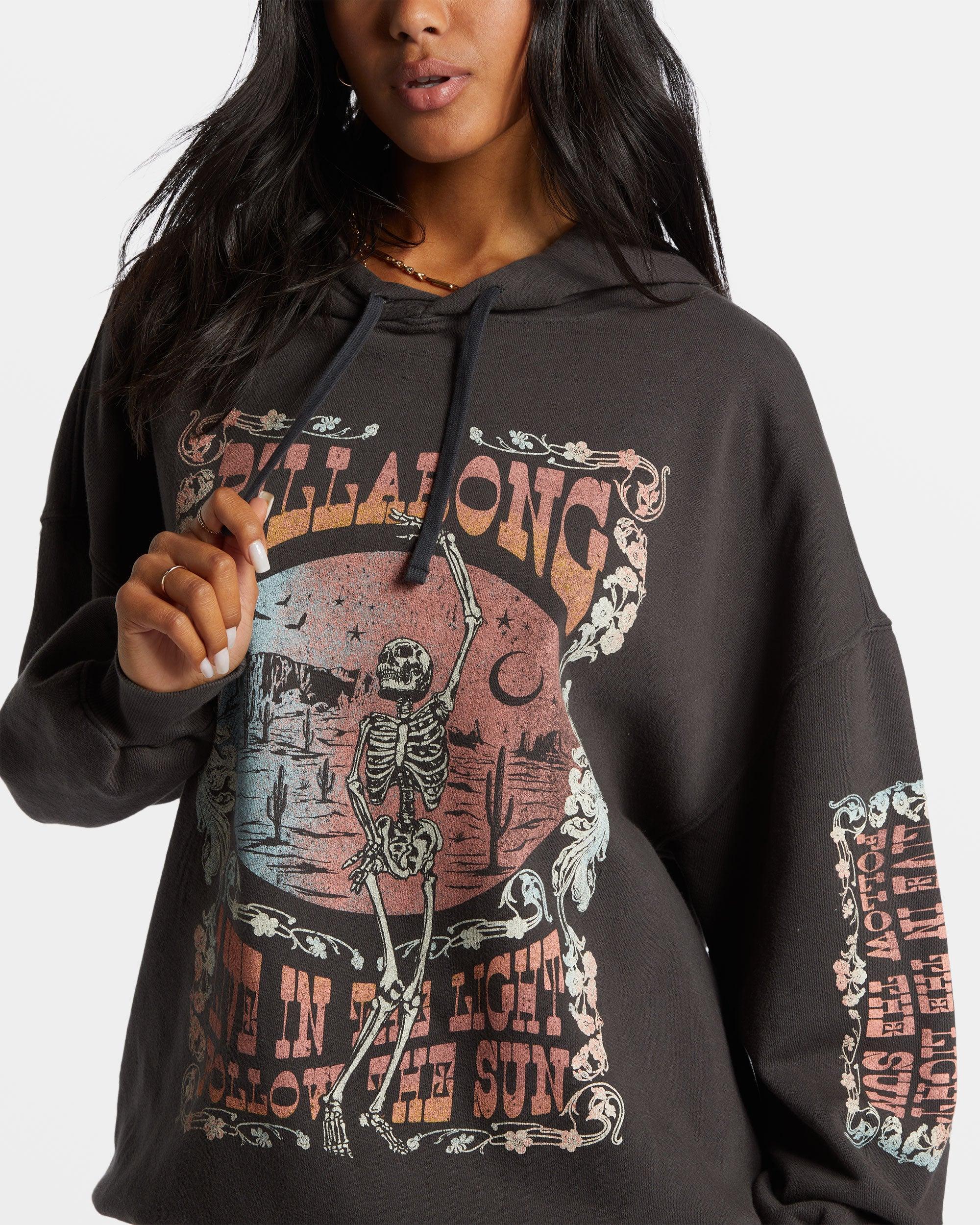 Rhythm Pullover Hoodie - Black Sands Female Product Image