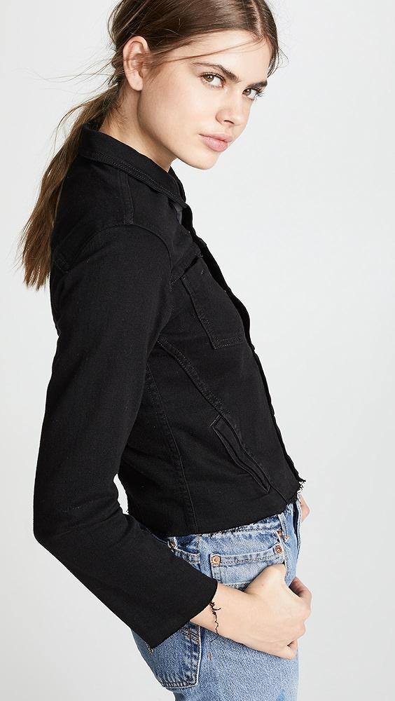 L'AGENCE Janelle Slim Raw Jacket | Shopbop Product Image