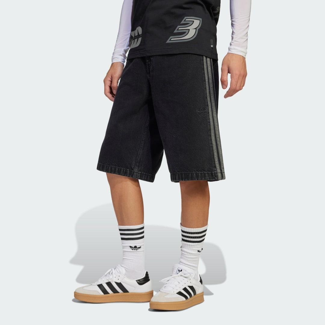 adidas Mens Originals adicolor Firebird Denim Shorts Product Image