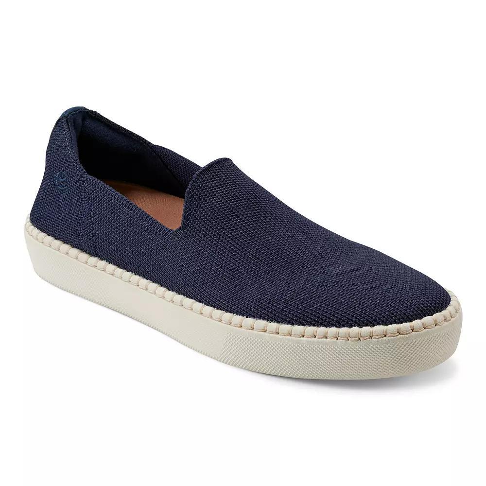 Easy Spirit Presley Womens Woven Slip-On Flats Blue Product Image