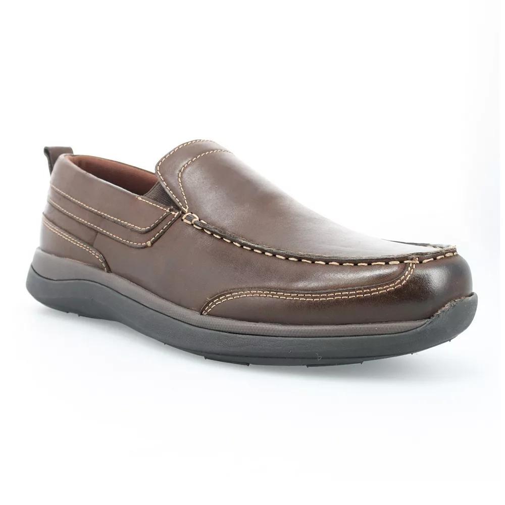 Propet Preston Men's Leather Loafers, Size: 8.5 XW, Brown Product Image