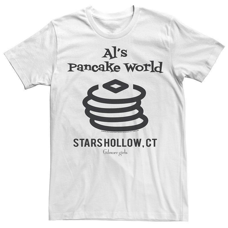 Men's Gilmore Girls Al's Pancake World Logo Tee, Size: Medium, White Product Image