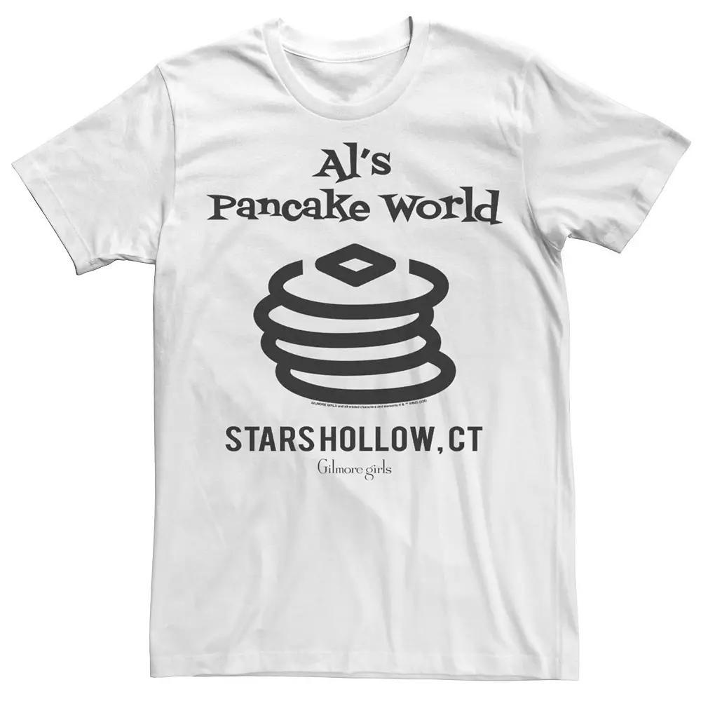 Men's Gilmore Girls Al's Pancake World Logo Tee, Size: Medium, White Product Image