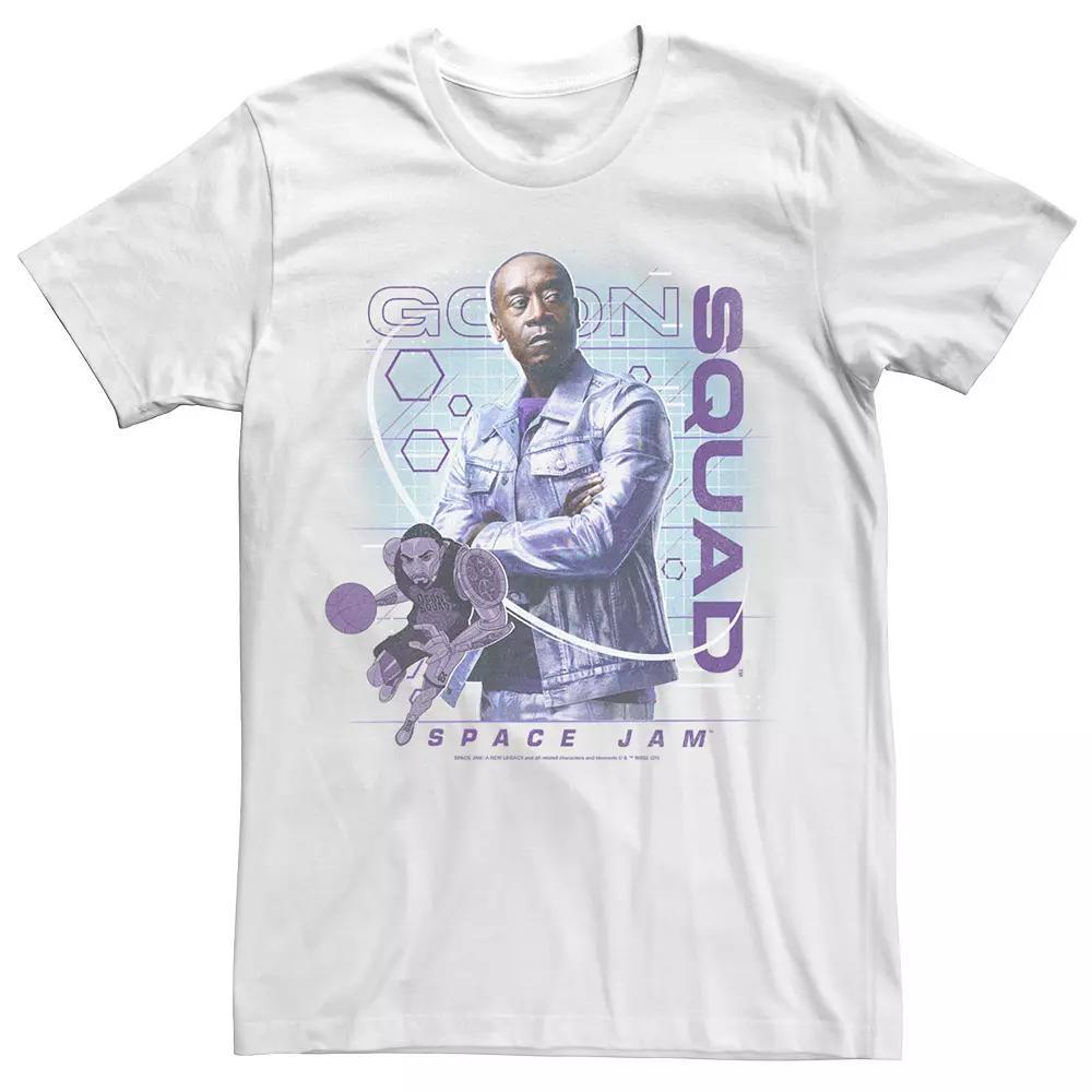 Men's Space Jam 2 Goon Squad Purple Hue Portrait Tee, Size: Small, White Product Image