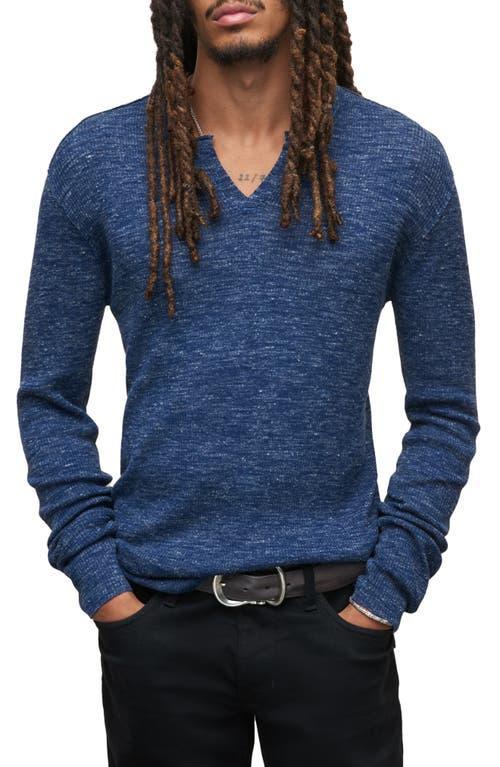 Mens Travis V-Neck Henley Shirt Product Image