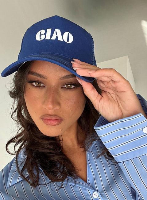 Ciao Trucker Hat Blue / White Product Image