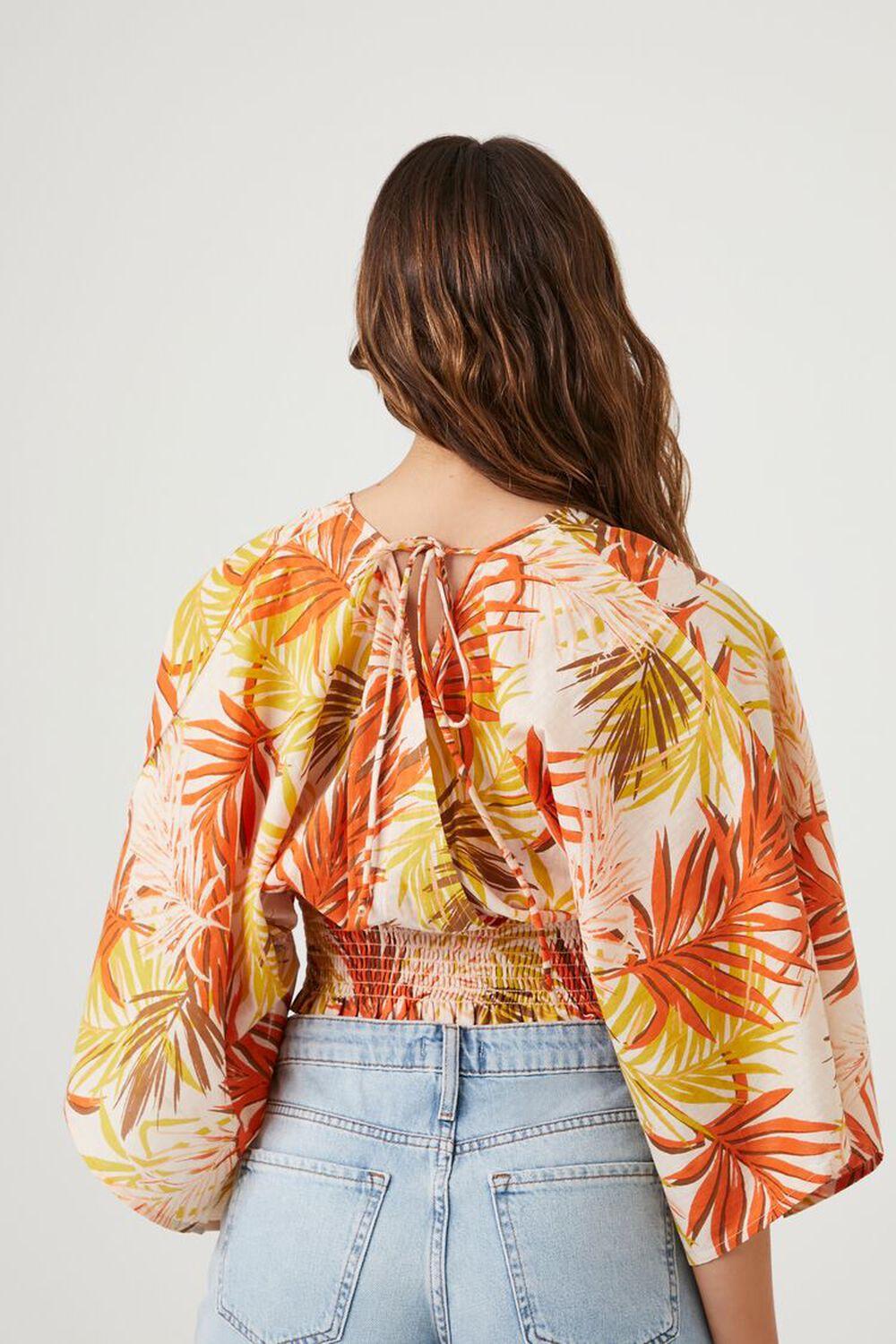 Tropical Floral Print Crop Top | Forever 21 Product Image