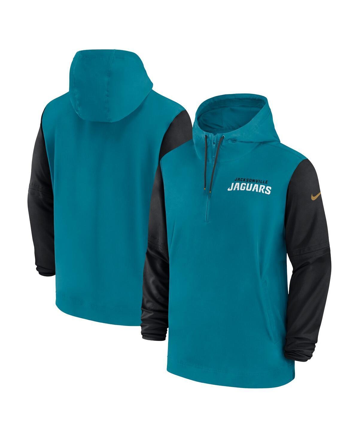 Clemson Tigers Sideline Pre-Game Player Nike Men's College 1/2-Zip Hooded Jacket Product Image