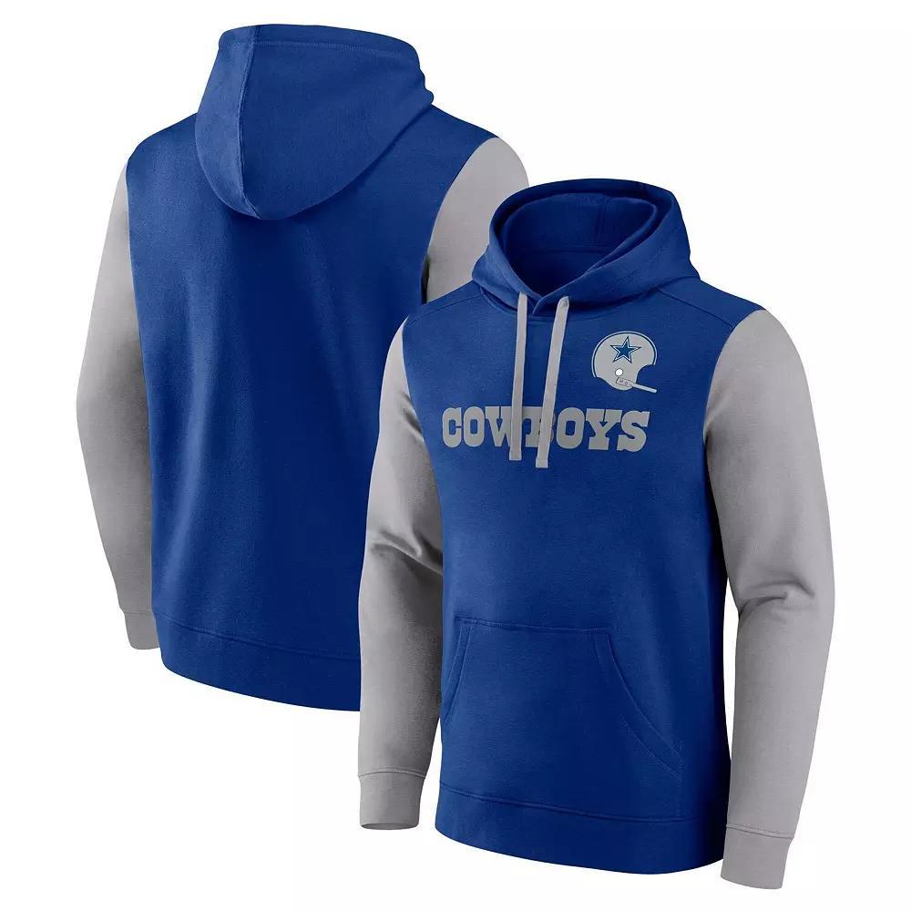 Men's Fanatics Royal Dallas Cowboys Fleece Pullover Hoodie, Size: XL, Blue Product Image