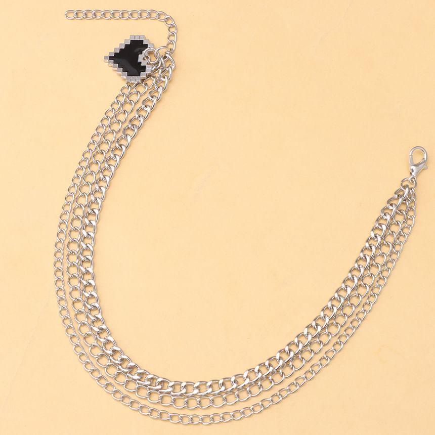Heart Layered Shoe Chain Product Image