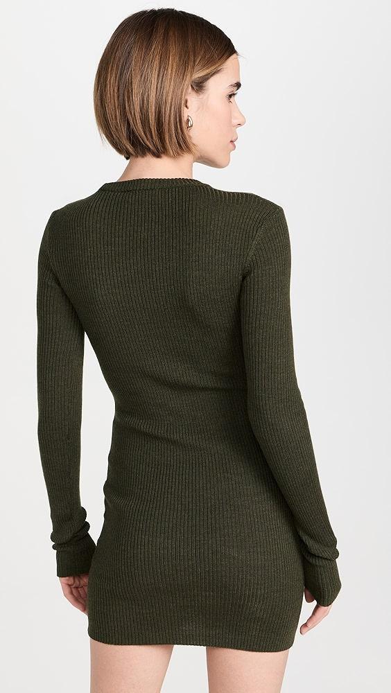 WARDROBE.NYC Ribbed Long Sleeve Dress Mini | Shopbop Product Image