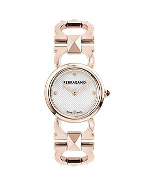 Ferragamo Double Gancini Stud Watch, 25mm Product Image