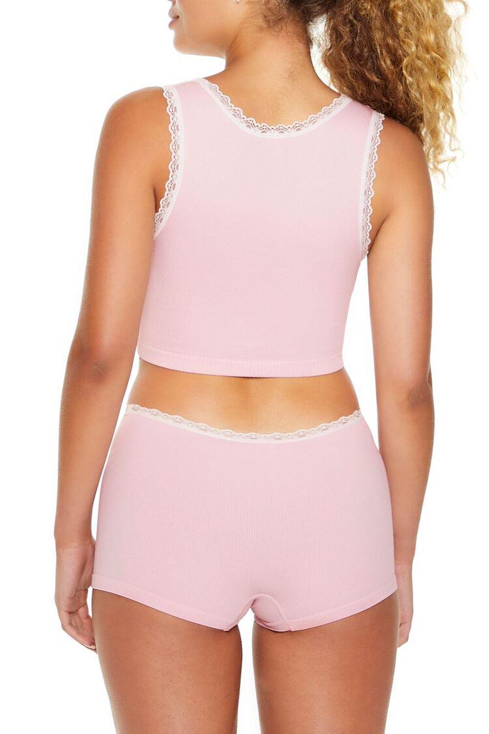 Seamless Lingerie Rosette Crop Top | Forever 21 Product Image