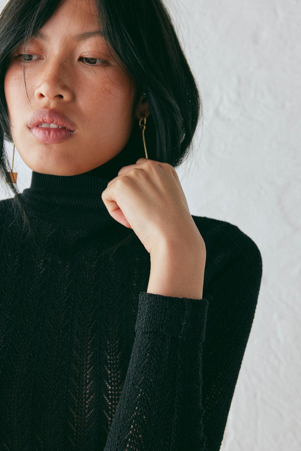 Harriet Knit Skivvy Black Product Image