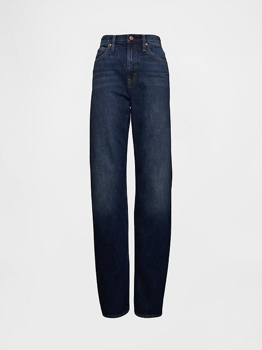High Rise Barrel Jeans Product Image