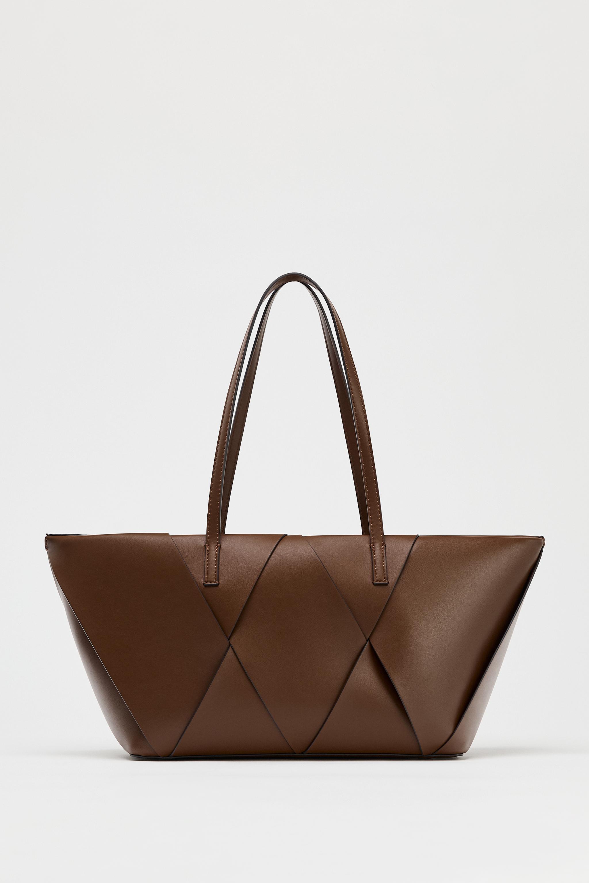 LONG WOVEN SHOPPER BAG Product Image