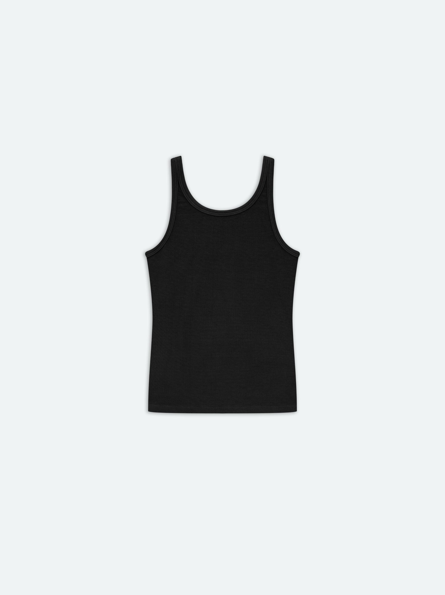 WOMEN - WOMEN'S RIB TANK - Black Female Product Image